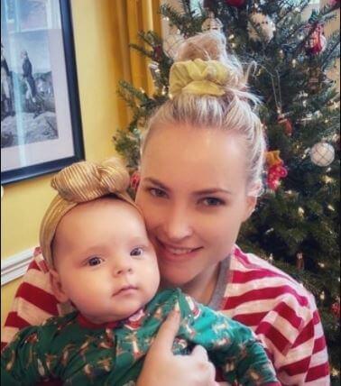 Jeanne Marie Schram's daughter-in-law Meghan McCain and granddaughter Liberty Domenech